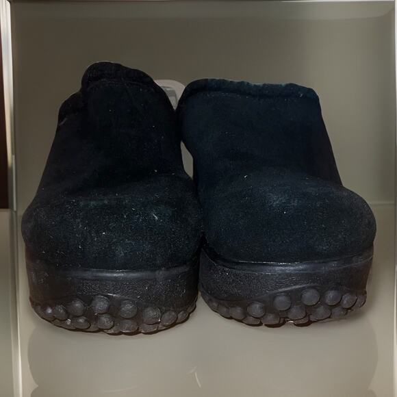 Rocket Dog Fuzzy Black Platform Clogs Women's Size 9M Y2K Style Shoes - Picture 4 of 6